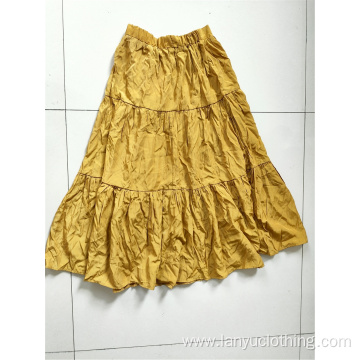 Summer Woman Skirts Lady Long Ruffles Skirts